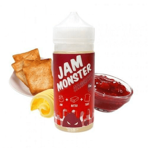 سالت نیکوتین جم مانستر توت فرنگی Jam Monster Strawberry