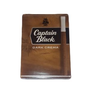 سیگار برگ فیلتر دار کاپتان بلک Captain black مدل Dark Crema