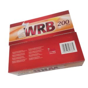 پوکه سیگار 200 عددی WRB فیلتر قرمز