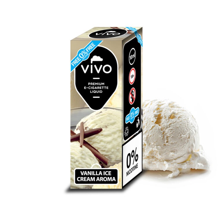 سالت نیکوتین ویوو بستنی وانیلی Vivo Vanilla Ice Cream Aroma Salt nic