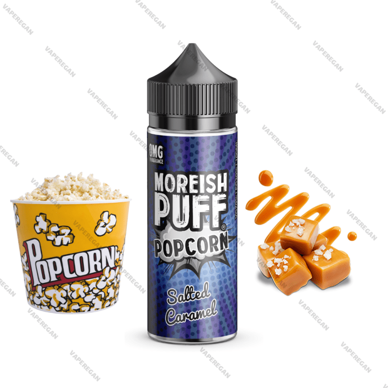 جویس موریش پاف پاپ کورن کارامل نمکی Moreish Puff Salted Caramel Popcorn (120ml)