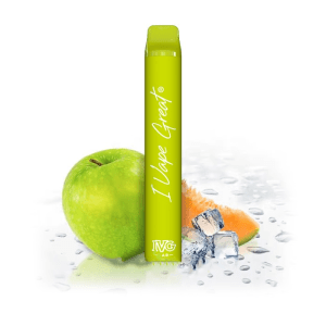پاد سیستم یک بار مصرف بار مکس سیب ملون Ivg Max Bar Fuji Apple Melon Disposable 2.5k Puff سفارش انگلستان
