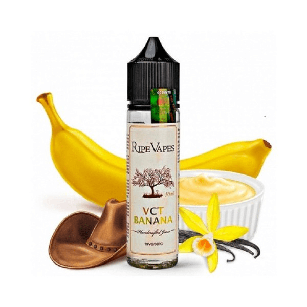 جویس رایپ ویپز تنباکو خامه موز (۶۰ml) RIPE VAPES VCT Banana