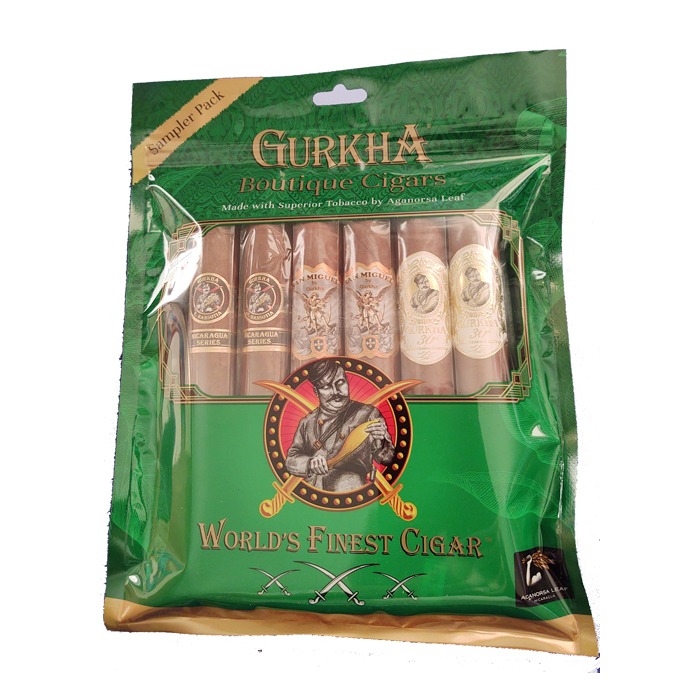 سیگار برگ گورخا مدل 6 عددی سبز Gurkha Boutique Cigars